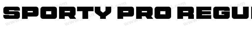 Sporty Pro Regular XP字体转换